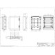 Распределительный щит IDE 54 модуля IP65 с шинами N и PE 586x418x148 мм (CDN54PT/RR)