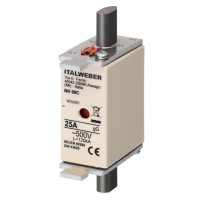 Предохранитель ножевой gG NH-00C 25A 500В ITALWEBER (1500625)