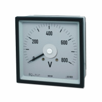 Вольтметр 240° вхід/шкала 250В 72х72мм Frer (A72EVX250)
