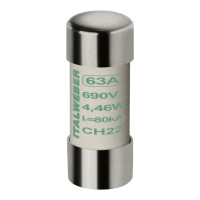 Запобіжник 22х58 63A aM CH22 690В ITALWEBER (1442063)