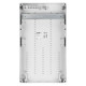 Щит для силовых розеток IDE PRYMA 13 модулей 504x297x177мм IP67 с шинами N и PE (1712GM/RR)