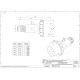 Вилка кабельная IDE 32A 415В 3P+E IP67 Красный (3605)