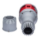 Розетка кабельна силова IDE 125A 415В 3P+N+E IP67 Червоний (3756)