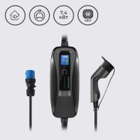 Зарядна станція BS-PCD040 Besen 10-16-24-32A 230В 7,4 кВт роз'єм Type GBT з кабелем 5 м