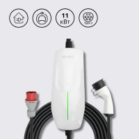 Зарядная станция P60 White Wissenergy 16A 230/400В 11 кВт 3Ф разъем Type 2