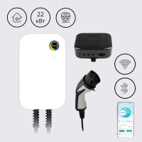 Зарядная станция WB20+DLB Wissenergy 22 кВт 32А 230/400В  белая с разъемом Тype 2 с кабелем 5м + APP + DLB Wissenergy