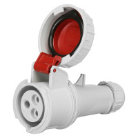 Розетка кабельна IDE MUNDIAL 2P+E 16A 380–415V IP66-67