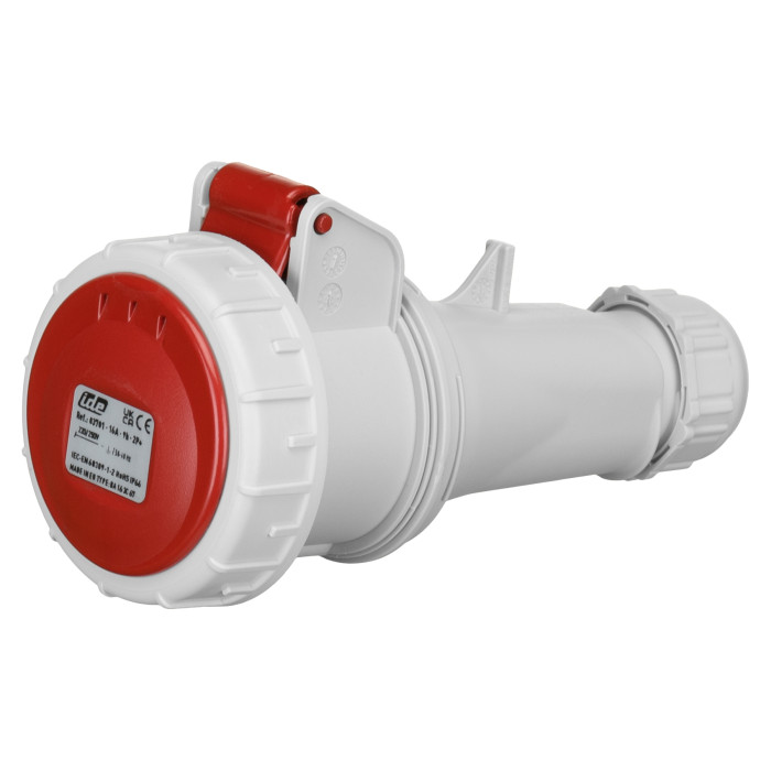 Розетка кабельна IDE MUNDIAL 2P+E 16A 380–415V IP66-67