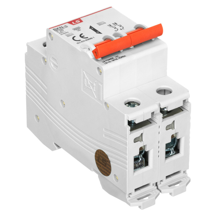 Модульний автоматичний вимикач LS ELECTRIC BKN 2P C20A 6kA