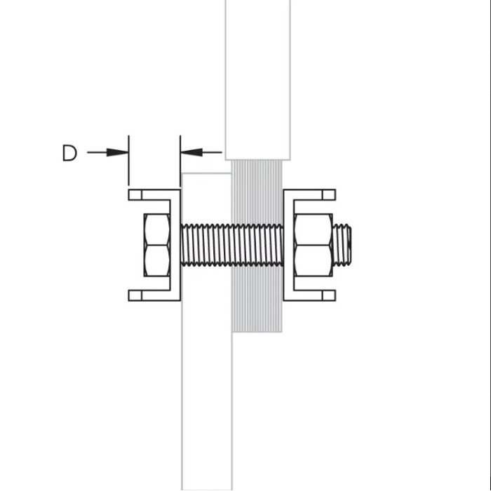 Зажим для шин nVent Eriflex