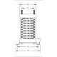 Фіксатори-проставки nVent Eriflex RFS 40-63