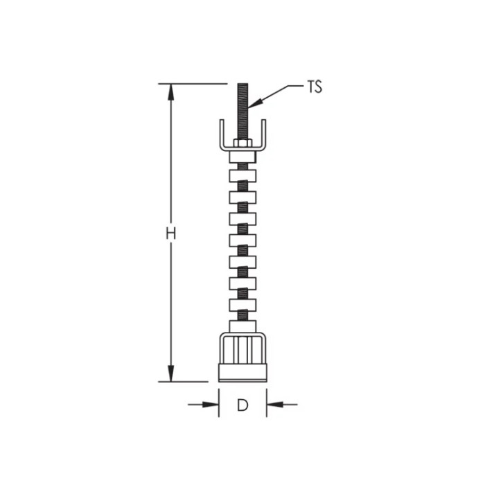Фіксатори-проставки nVent Eriflex RFS 80-100