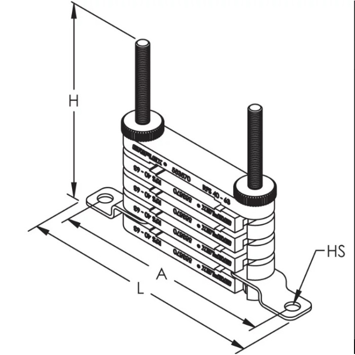 Фіксатори-проставки nVent Eriflex FS 80-100