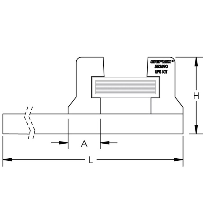 Шинотримач nVent Eriflex гнучкої шини UFS