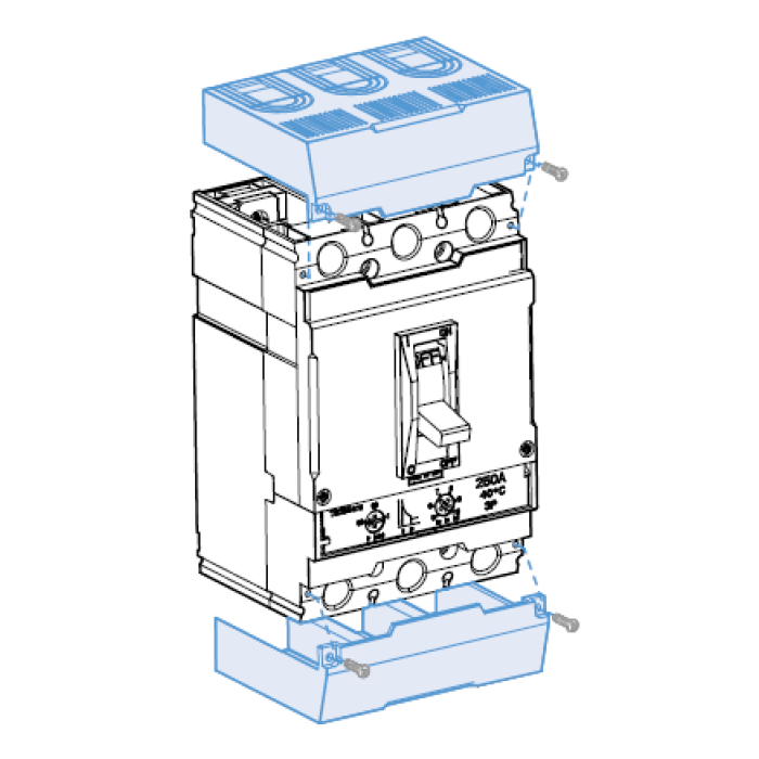 Клемні кришки LS ELECTRIC, низькі ITS43,TS800