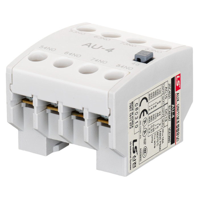 Додатковий контакт LS ELECTRIC AU-4, 4NO