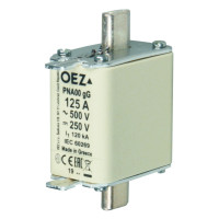 Ножовий запобіжник OEZ gG NH00 125A