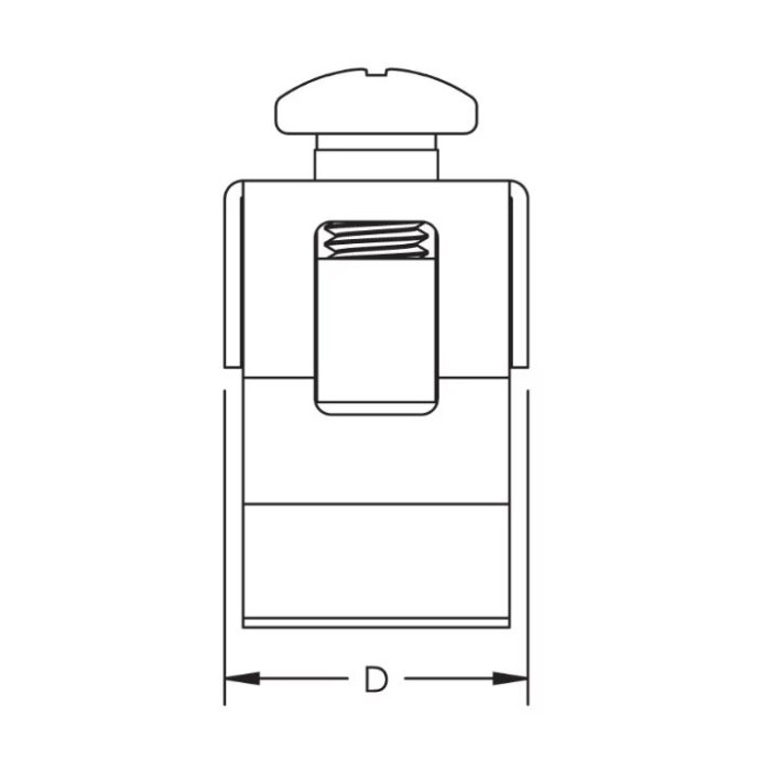 Роз'єм для заземлення nVent Eriflex EC 16² 12X5