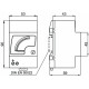 Частотомір FRER F52FP 90˚ 55-65Hz 220/240V