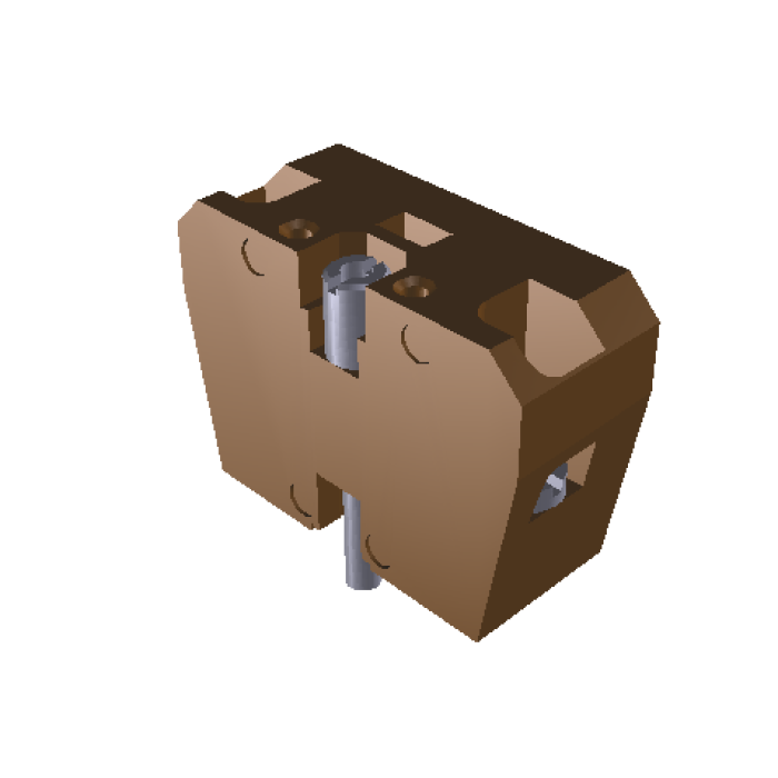 Контакт відкритий IP20 (коричневий) для кнопок з фіксацією COMEPI