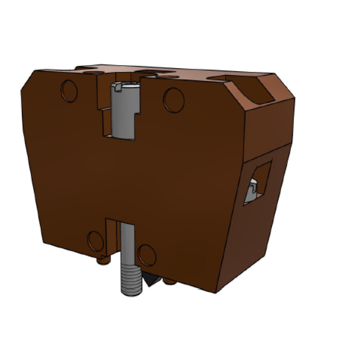 Контакт відкритий IP20 (коричневий) для кнопок з фіксацією COMEPI