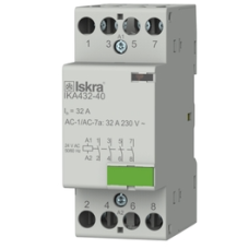 Модульний контактор ISKRA IKA 32A 24V AC 4NO