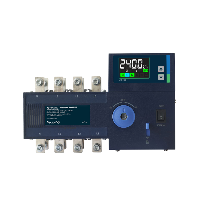 Перемикач навантаження з мотор-приводом (АВР) Vector VS VECATS 4P 125A