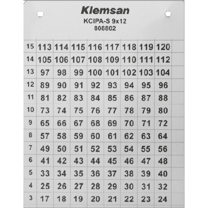 Самоклеюча маркувальна вінілова етикетка KCIPA-S Klemsan 9×15