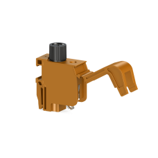 Клема Klemsan TRV 4 S для підключення трансформаторів 4 мм помаранчева