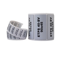 Самоклеюче ПВХ маркування ETPS 40-SV Klemsan 35X18 сірий