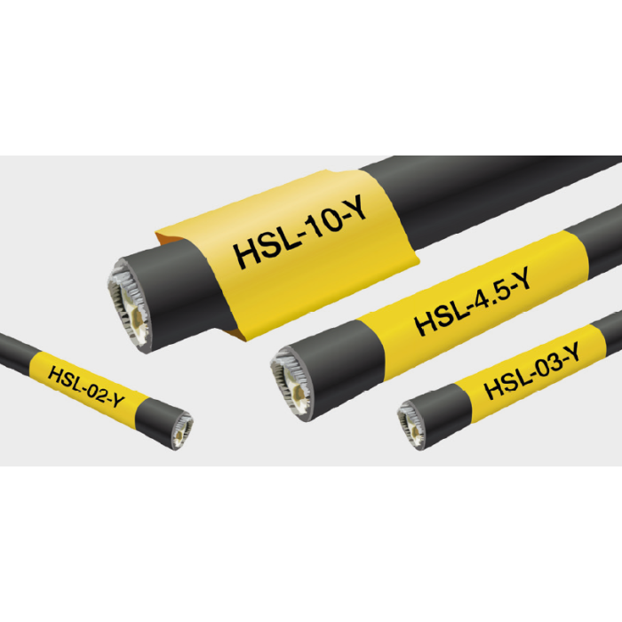 Маркування для проводу термоусадка HSL Klemsan жовта 12.5-25mm