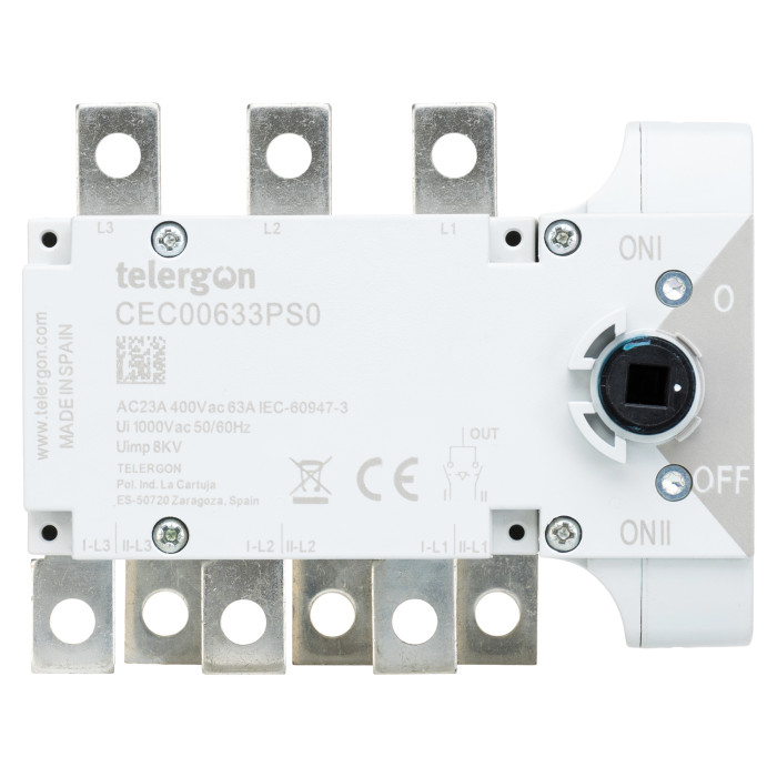 Перемикач TELERGON CEC 3P 63A