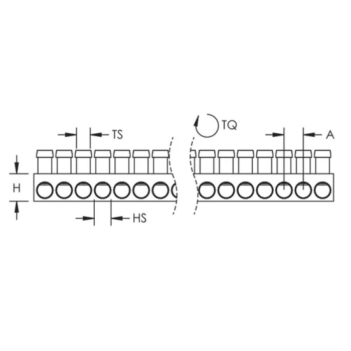 Шина заземлення EB 142 1000 мм