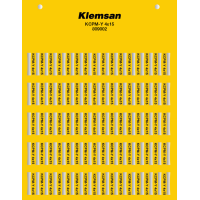 Маркування KCPM-Y Klemsan 4X30 для тримачів KCKKS/KKS