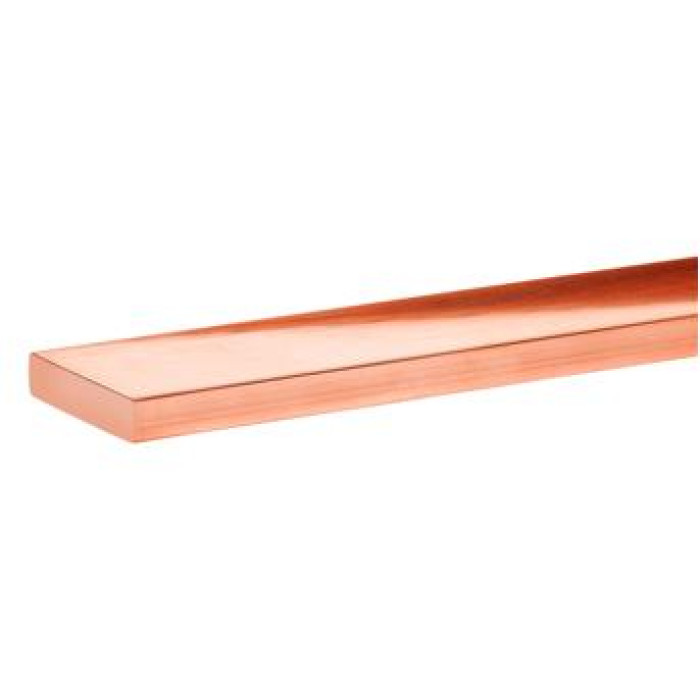 Шина мідна плоска Vector VS (EU) 5х40х4000 мм, 639 A (7.15 кг)