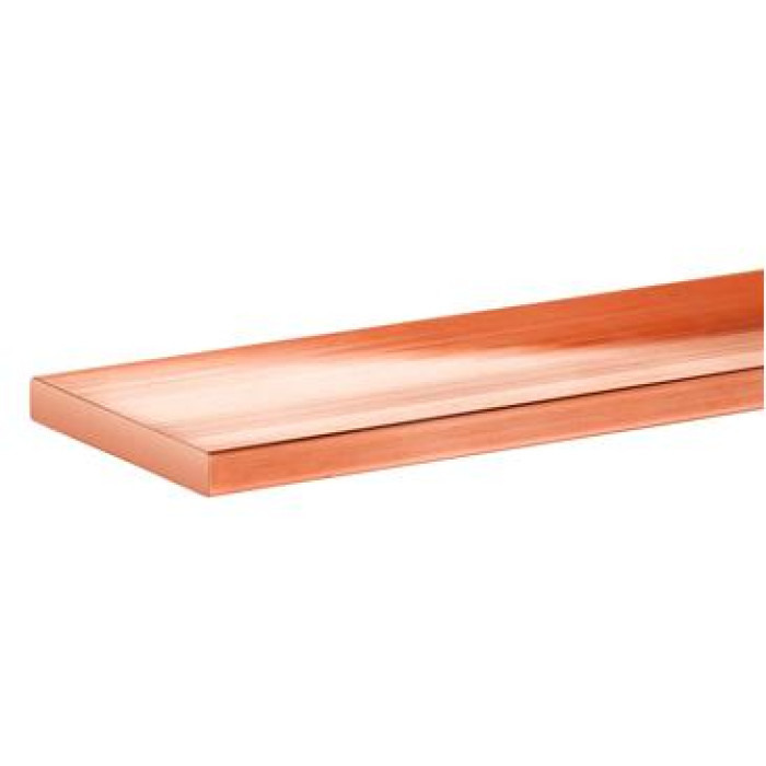 Шина мідна плоска Vector VS (EU) 10х120х4000 мм, 2305 A (42.88 кг)