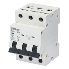 Модульний автоматичний вимикач ISKRA RI53 3P C16A 6kA