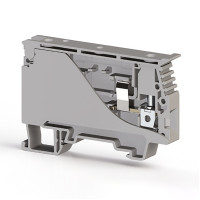 Клема Klemsan ASK 4 SLD 220V AC під запобіжник 6 мм сіра