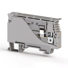 Клема Klemsan ASK 4 SLD 220V AC під запобіжник 6 мм сіра