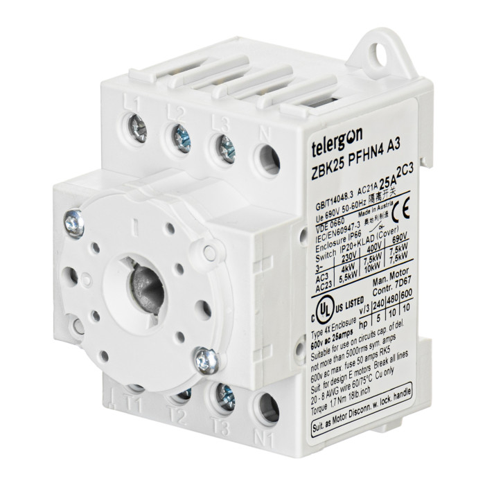 Модульний вимикач навантаження TELERGON ZBK 3P 25A