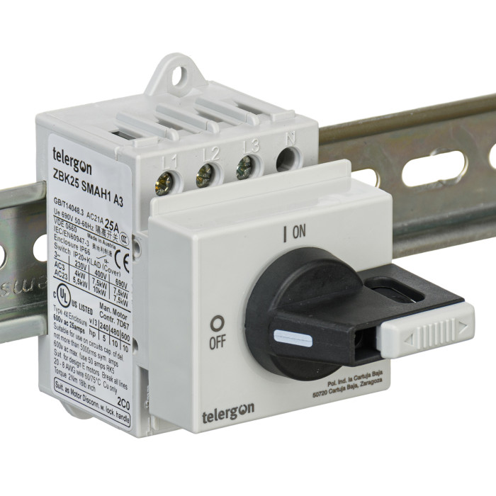 Модульний вимикач навантаження TELERGON ZBK 3P 25A