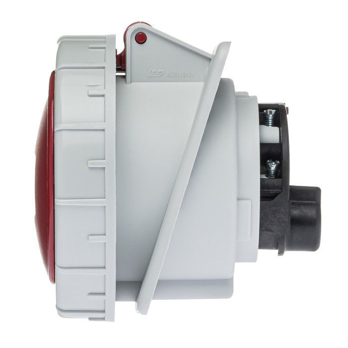 Розетка вбудована похила IDE MUNDIAL 5P 32A 220V IP66-69