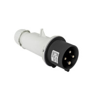 Вилка кабельна IDE MUNDIAL 3P+E 16A 500V IP66-67