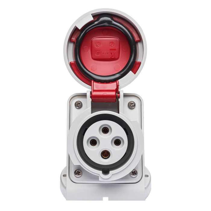 Розетка настінна IDE MUNDIAL 3P+E 16A 500V IP66-67
