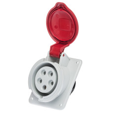 Розетка вбудована похила IDE MUNDIAL 3P+N+E 16A 200/346–240/415V IP44