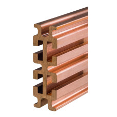 Шина мідна профільна AL-CU System 30х100х2030 мм для систем розподілу до 2500 А (39.7 кг)