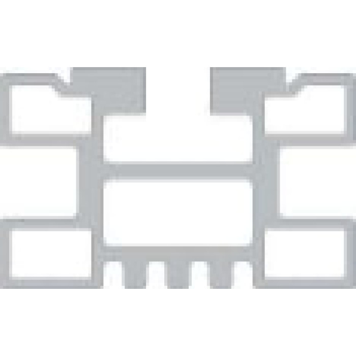 Шина алюмінієва профільна AL-CU System 30х50х2325 мм для систем розподілу до 1000 А (3.6 кг)