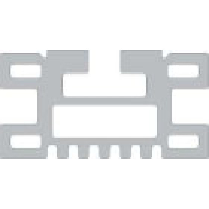 Шина алюмінієва профільна AL-CU System 30х60х2325 мм для систем розподілу до 1250 А (7 кг)