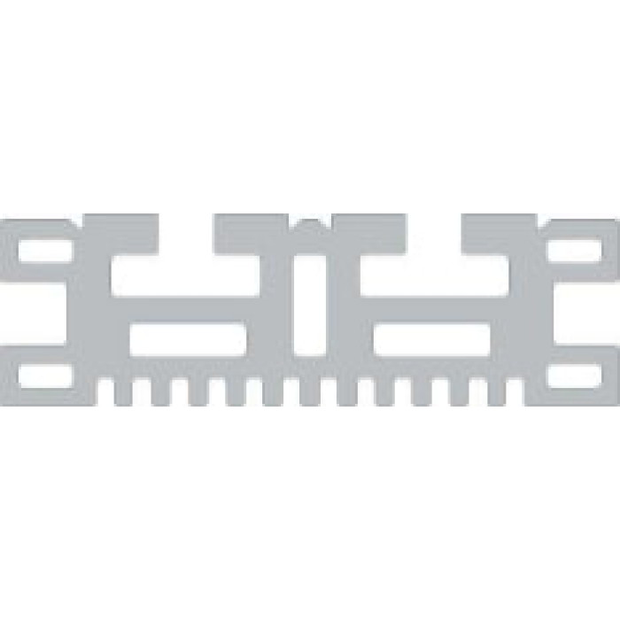 Шина алюмінієва профільна AL-CU System 30х100х2325 мм для систем розподілу до 2000 А (10.8 кг)