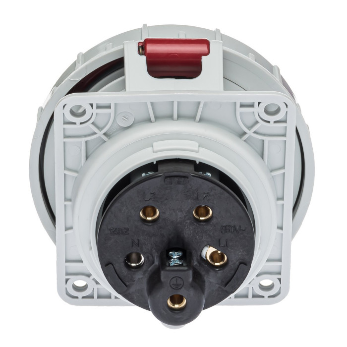 Розетка похила IDE MUNDIAL 3P+N+E 32A 200/346–240/415V IP66-67